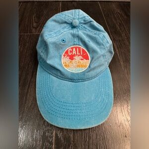 Blue Cali Embroidered Men's baseball cap